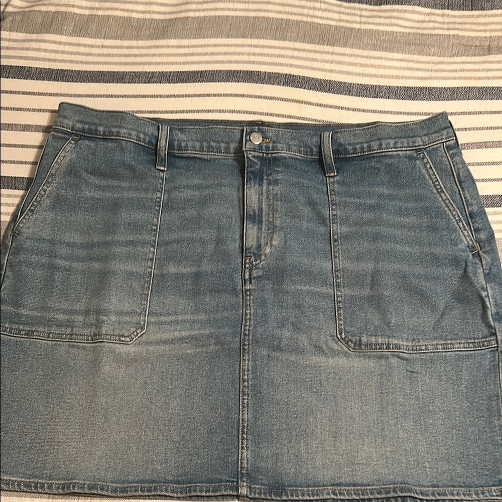 Denim Mini Skirt